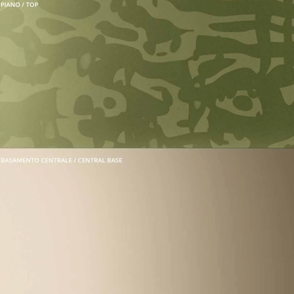 Viadurini Living Moderne Couchtische-Couchtisch mit runder Glas- oder Metallplatte, hergestellt in Italien – Anakin