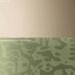 Viadurini Living Moderne Couchtische-Couchtisch mit runder Glas- oder Metallplatte, hergestellt in Italien – Anakin