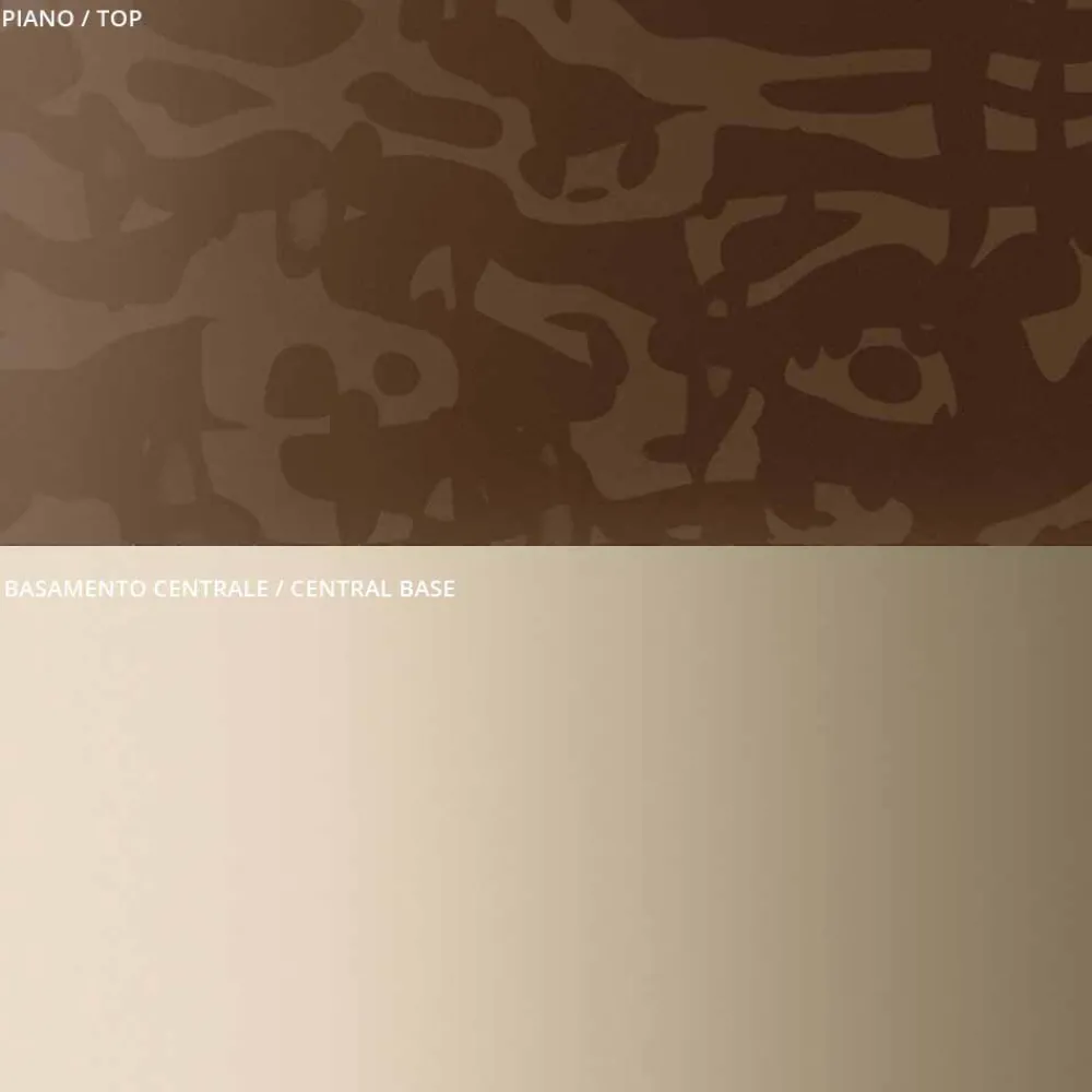 Viadurini Living Moderne Couchtische-Couchtisch mit runder Glas- oder Metallplatte, hergestellt in Italien – Anakin