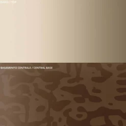 Viadurini Living Moderne Couchtische-Couchtisch mit runder Glas- oder Metallplatte, hergestellt in Italien – Anakin