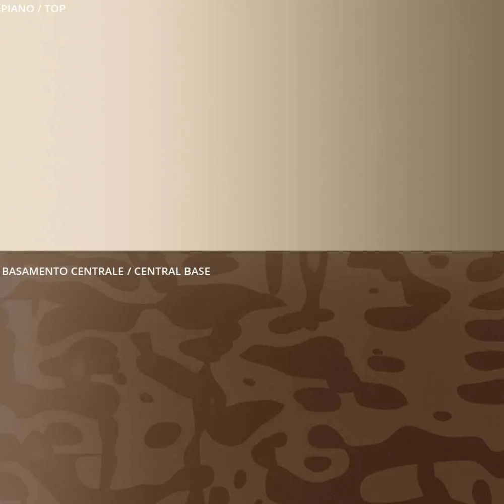 Viadurini Living Moderne Couchtische-Couchtisch mit runder Glas- oder Metallplatte, hergestellt in Italien – Anakin