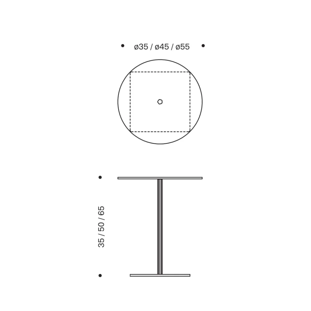 Viadurini Living Moderne Couchtische-Couchtisch mit runder Glas- oder Metallplatte, hergestellt in Italien – Anakin