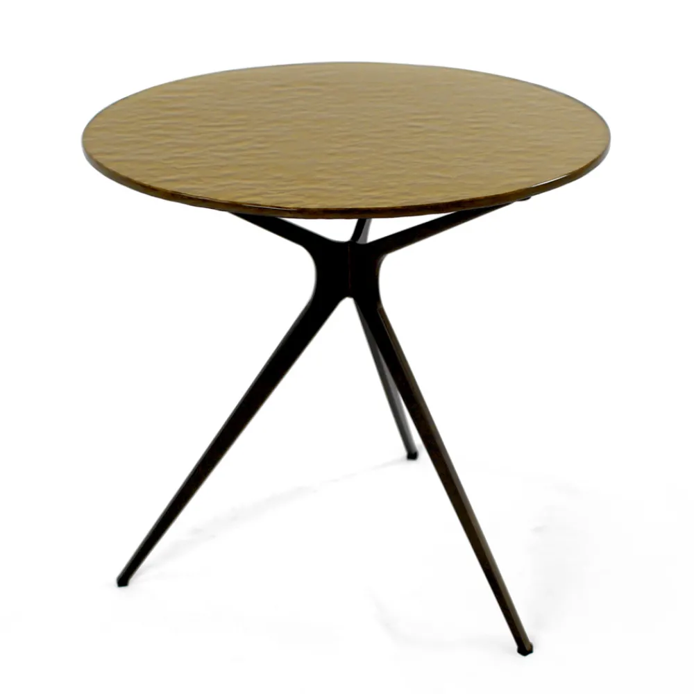 Viadurini Living Moderne Couchtische-Couchtisch mit runder Glasplatte und 3 Beinen, hergestellt in Italien – Siste