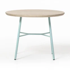 Viadurini Living Moderne Couchtische-Couchtisch mit runder Massivholzplatte Made in Italy - Makino