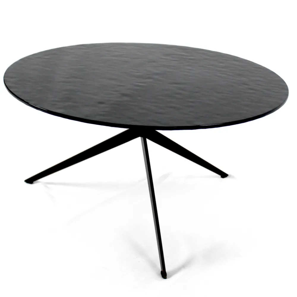 Viadurini Living Moderne Couchtische-Couchtisch mit runder Platte aus Glas, hergestellt in Italien – Siste