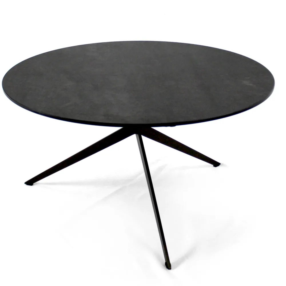 Viadurini Living Moderne Couchtische-Couchtisch mit runder Platte aus Steinzeug, hergestellt in Italien – Siste