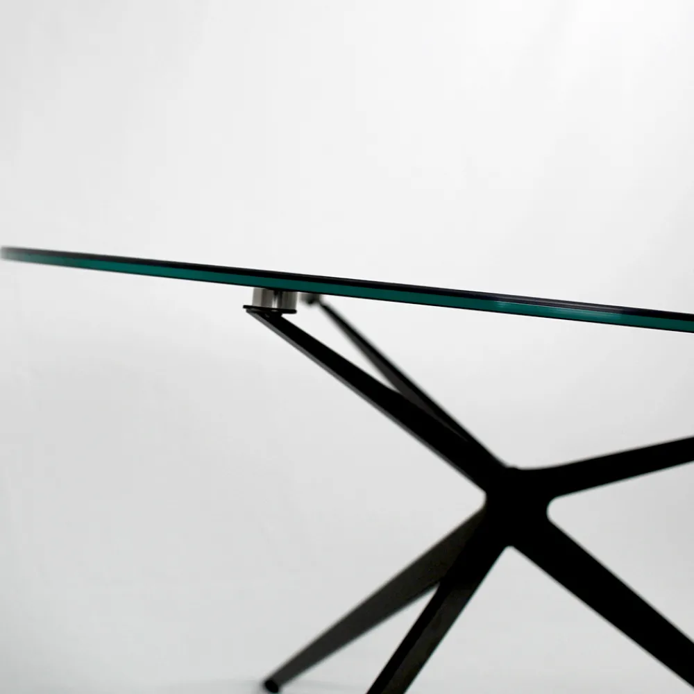 Viadurini Living Moderne Couchtische-Couchtisch mit runder Platte aus Steinzeug, hergestellt in Italien – Siste