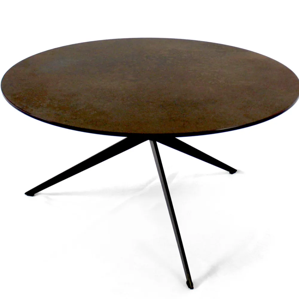 Viadurini Living Moderne Couchtische-Couchtisch mit runder Platte aus Steinzeug, hergestellt in Italien – Siste