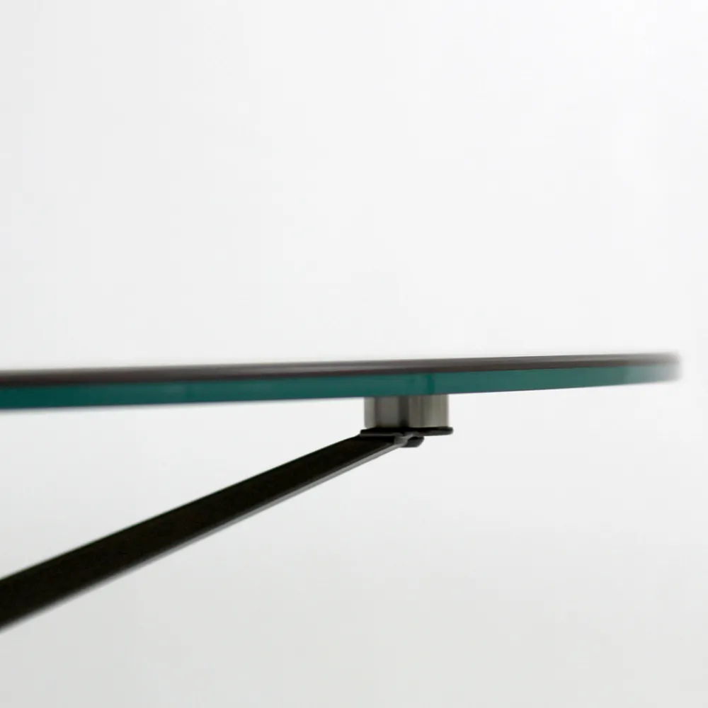 Viadurini Living Moderne Couchtische-Couchtisch mit runder Platte aus Steinzeug, hergestellt in Italien – Siste