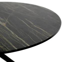 Viadurini Living Moderne Couchtische-Couchtisch mit runder Platte aus Steinzeug, hergestellt in Italien – Siste