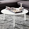 Viadurini Living Moderne Couchtische-Couchtisch mit runder Platte aus lackiertem Mdf Made in Italy - Tobiko