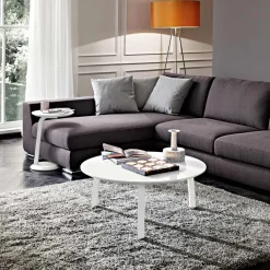 Viadurini Living Moderne Couchtische-Couchtisch mit runder Platte aus lackiertem Mdf Made in Italy - Tobiko