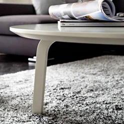 Viadurini Living Moderne Couchtische-Couchtisch mit runder Platte aus lackiertem Mdf Made in Italy - Tobiko