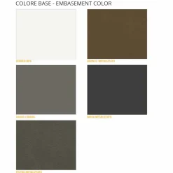 Viadurini Living Moderne Couchtische-Couchtisch mit runder Platte aus laminiertem HPL Made in Italy - Mina