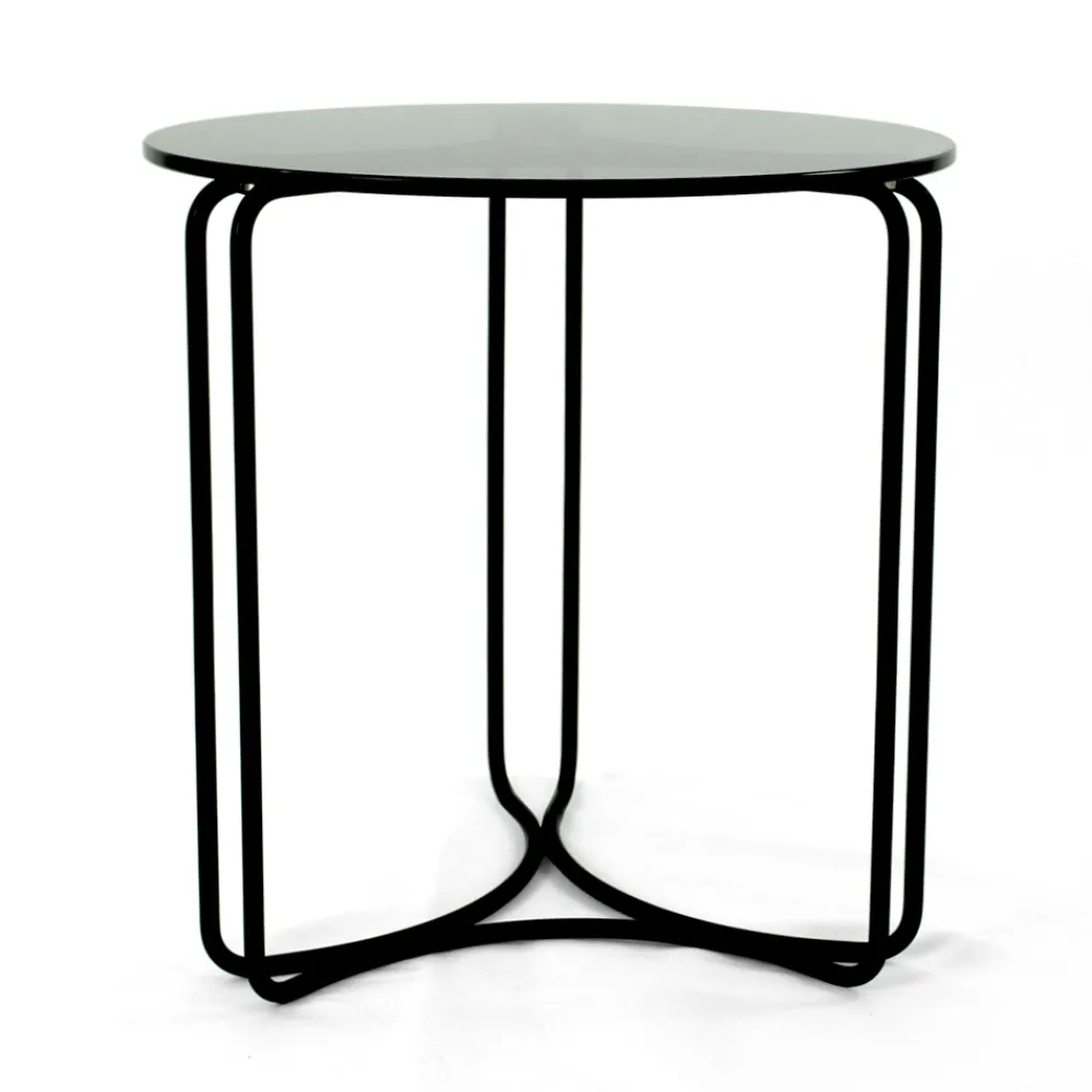 Viadurini Living Moderne Couchtische-Couchtisch und Sockel aus Glas mit 3 Halbmonden, hergestellt in Italien – Arepa