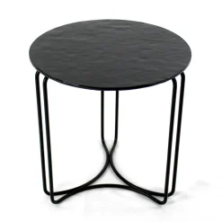 Viadurini Living Moderne Couchtische-Couchtisch und Sockel aus Glas mit 3 Halbmonden, hergestellt in Italien – Arepa