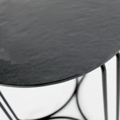 Viadurini Living Moderne Couchtische-Couchtisch und Sockel aus Glas mit 3 Halbmonden, hergestellt in Italien – Arepa