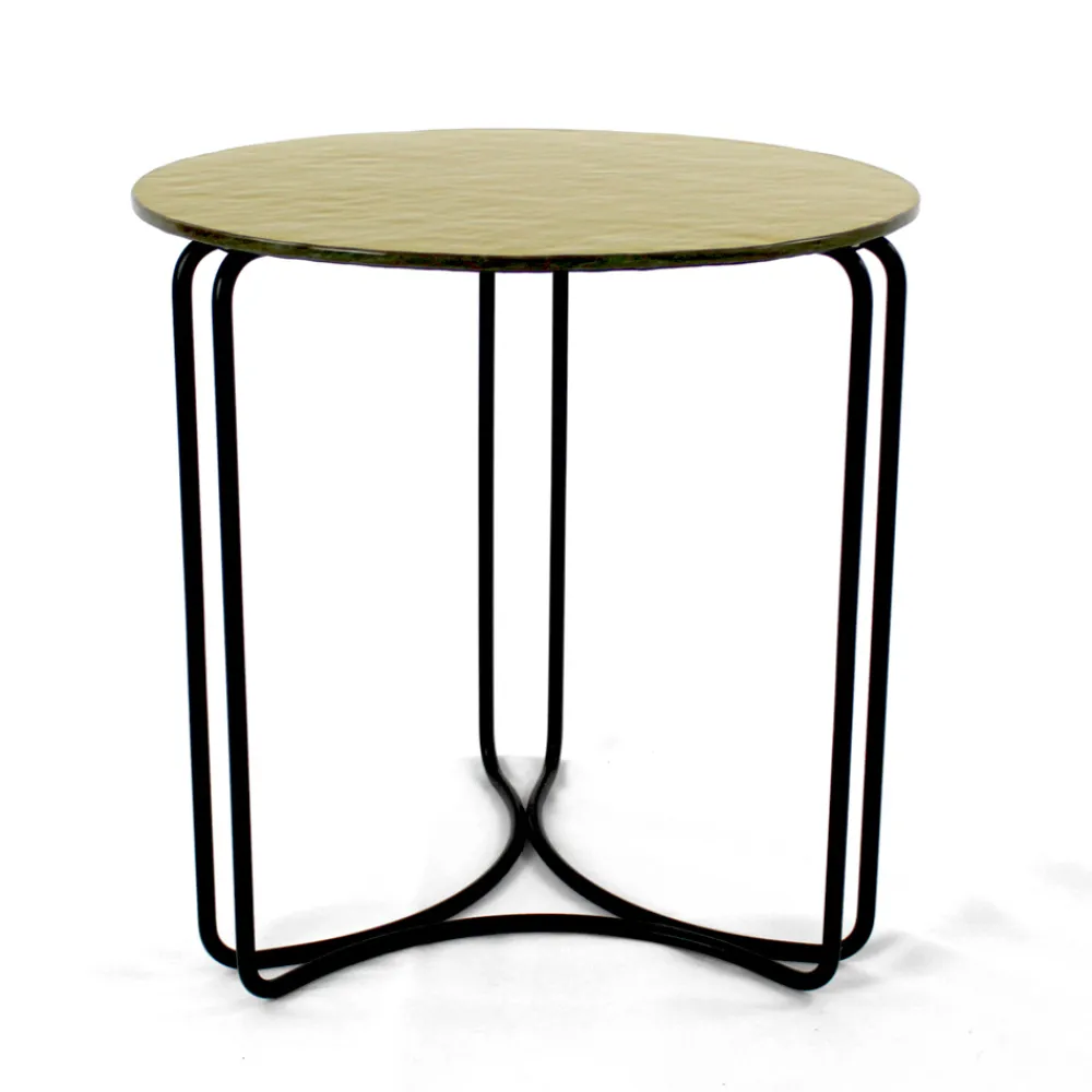 Viadurini Living Moderne Couchtische-Couchtisch und Sockel aus Glas mit 3 Halbmonden, hergestellt in Italien – Arepa