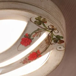 Ferroluce Garten-Wandlampen-Decken- oder Wandleuchte für den Außenbereich aus handbemaltem Aluminium - Brindisi