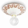 Ferroluce Shabby Chic Deckenleuchten-Deckenlampe aus Keramik Potenza
