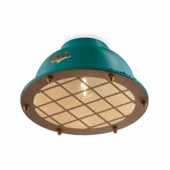 Ferroluce Vintage Deckenleuchten-Deckenlampe im nautischen Stil aus Keramik Mary