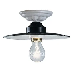 Ferroluce Vintage Deckenleuchten-Deckenlampe im rustikalen Stil aus Keramik Potenza