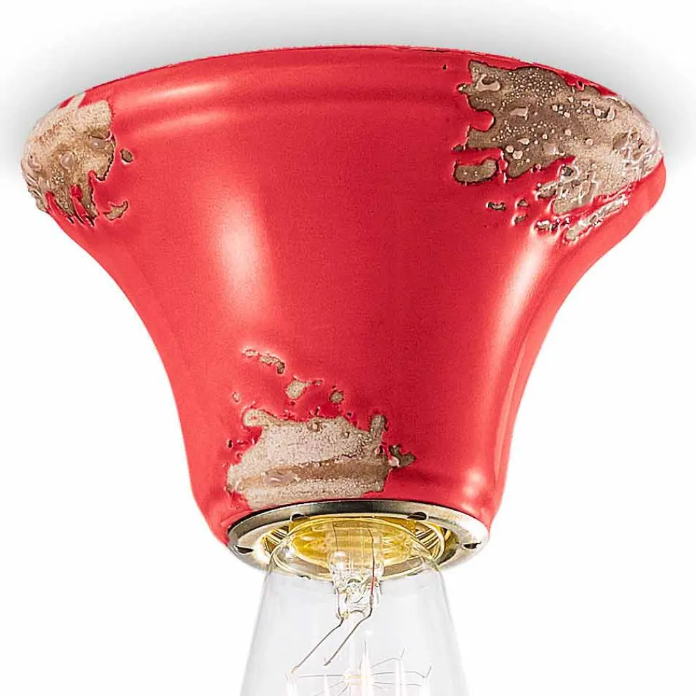 Ferroluce Vintage Deckenleuchten-Deckenlampe im Vintage Stil Diane