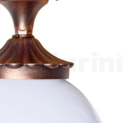 Viadurini Lighting Garten-Wandlampen-Deckenleuchte aus Acryl und schwarzem Aluminium Made in Italy - Trovanero