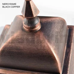 Viadurini Lighting Garten-Wandlampen-Deckenleuchte für den Außenbereich aus Aluminium und sandgestrahltem Glas - Alchemist