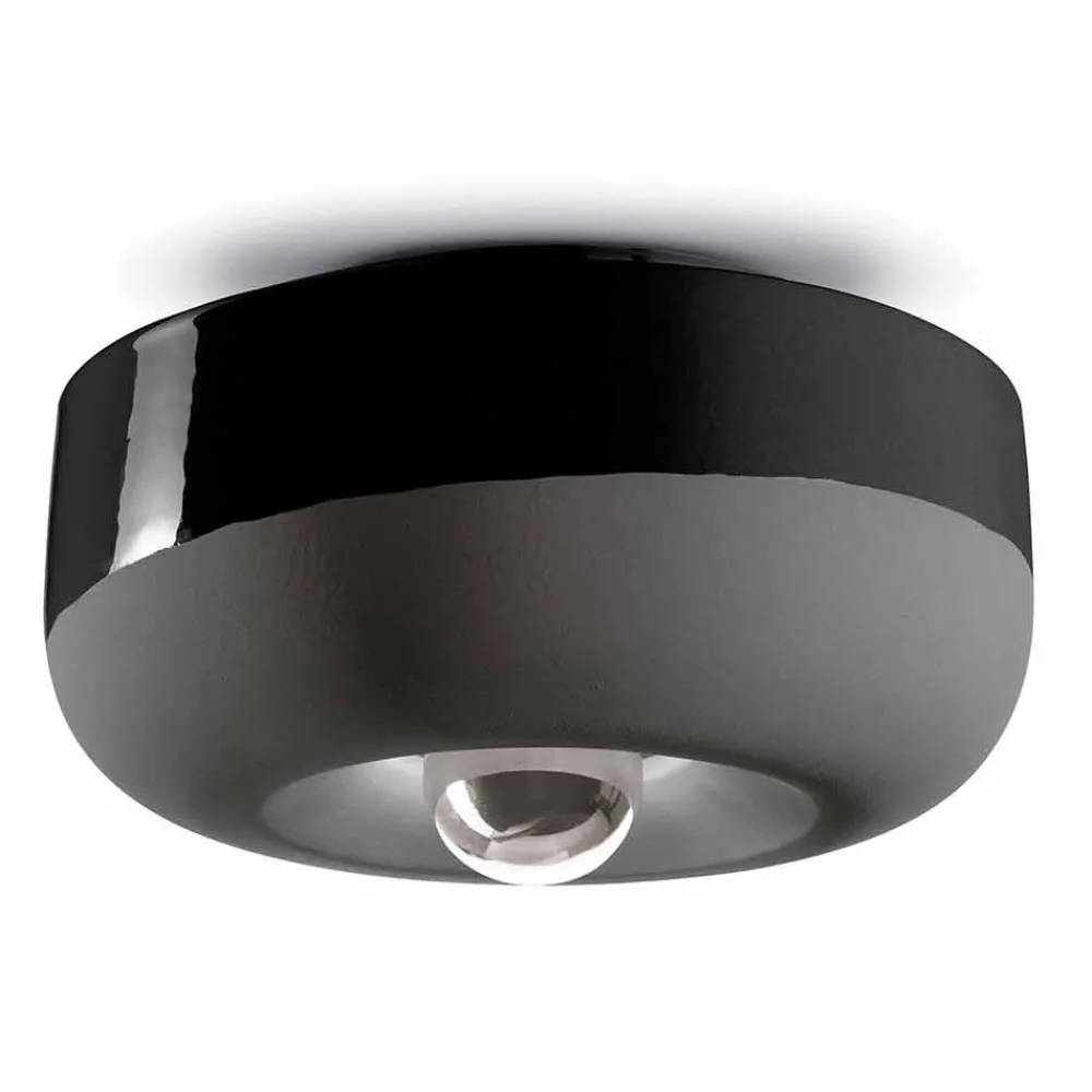 Ferroluce Moderne Deckenleuchten-Deckenleuchte mit modernem Design aus farbiger Keramik Made in Italy - Bellota