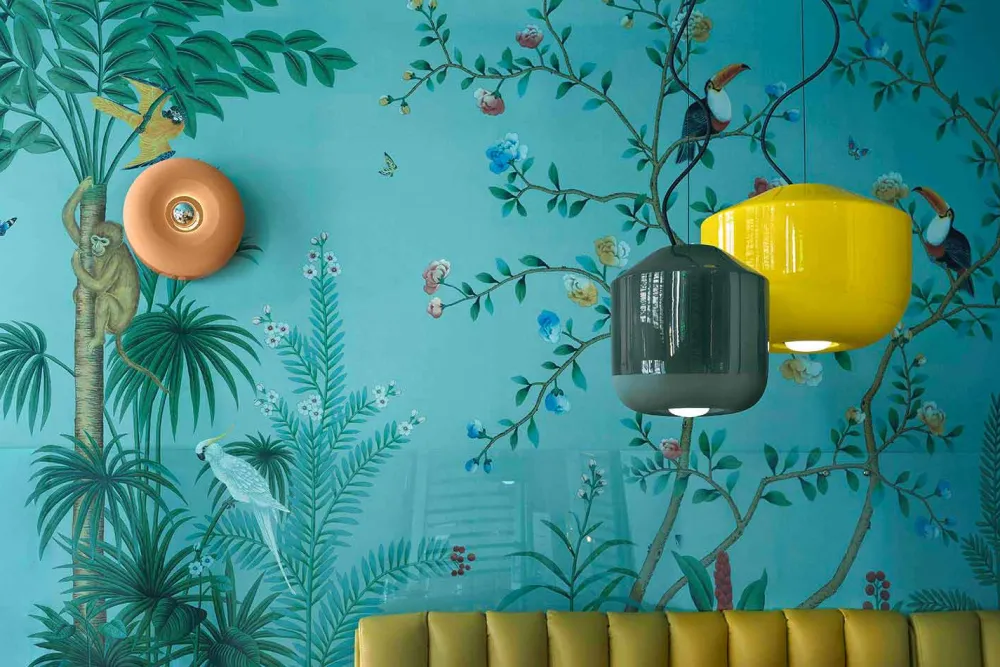 Ferroluce Moderne Deckenleuchten-Deckenleuchte mit modernem Design aus farbiger Keramik Made in Italy - Bellota