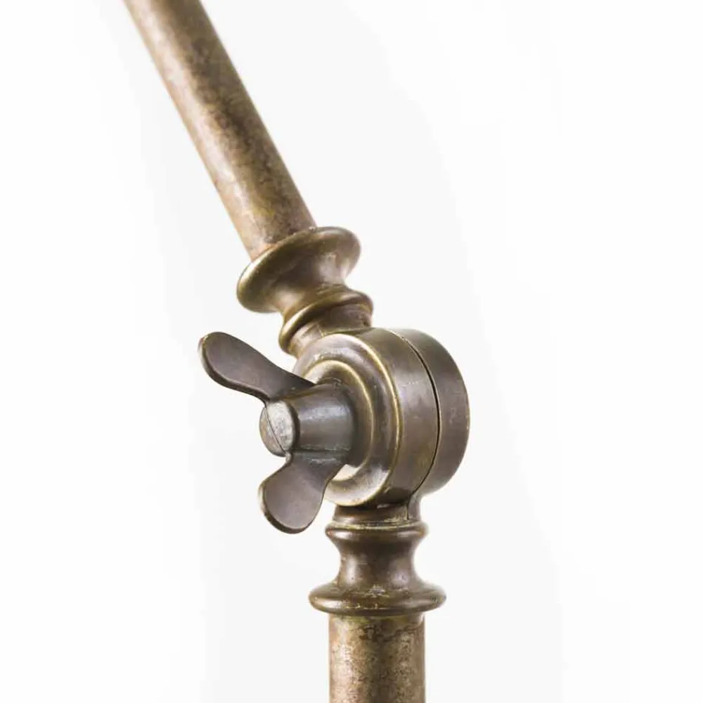 Il Fanale Vintage Kronleuchter-Deckenleuchter Reporter im Industrie Design 6 flammig