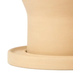 Viadurini in the Garden Deko Vasen-Dekorative Blumenvase mit Terrakotta-Untertasse Made in Italy - Lorna