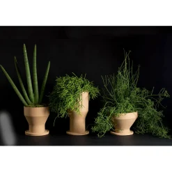 Viadurini in the Garden Deko Vasen-Dekorative Blumenvase mit Terrakotta-Untertasse Made in Italy - Lorna