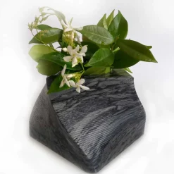 Viadurini Living Deko Vasen-Dekorative Design Vase aus Bardiglio oder Carrara Marmor Made in Italy - Prisma