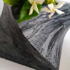 Viadurini Living Deko Vasen-Dekorative Design Vase aus Bardiglio oder Carrara Marmor Made in Italy - Prisma