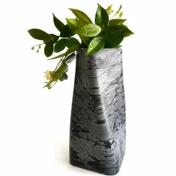 Viadurini Living Deko Vasen-Dekorative Design Vase aus Bardiglio oder Carrara Marmor Made in Italy - Prisma