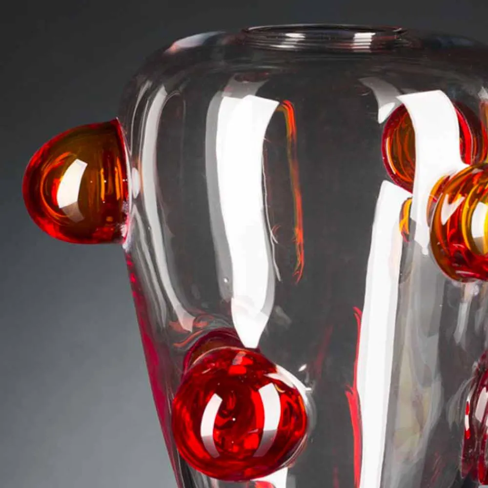 Viadurini Living Deko Vasen-Dekorative Innenvase aus mundgeblasenem Muranoglas Made in Italy - Rovigo