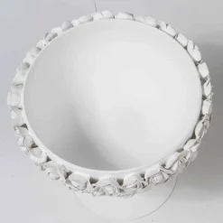 Viadurini Living Deko Vasen-Dekorative Innenvase aus weißer Keramik mit Dekoration Made in Italy - Camogli