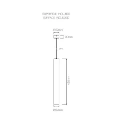 Viadurini Lighting Moderne Pendelleuchten-Dekorative LED-Hängelampe aus weißem oder schwarzem Aluminium - Rebolla
