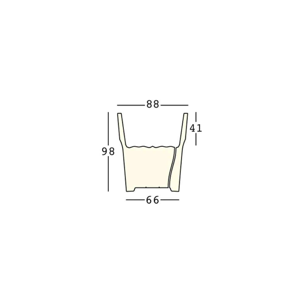 Viadurini in the Garden Lichtmöbel-Dekorative Leuchtvase aus Polyethylen mit LED-Licht Made in Italy - Pucca