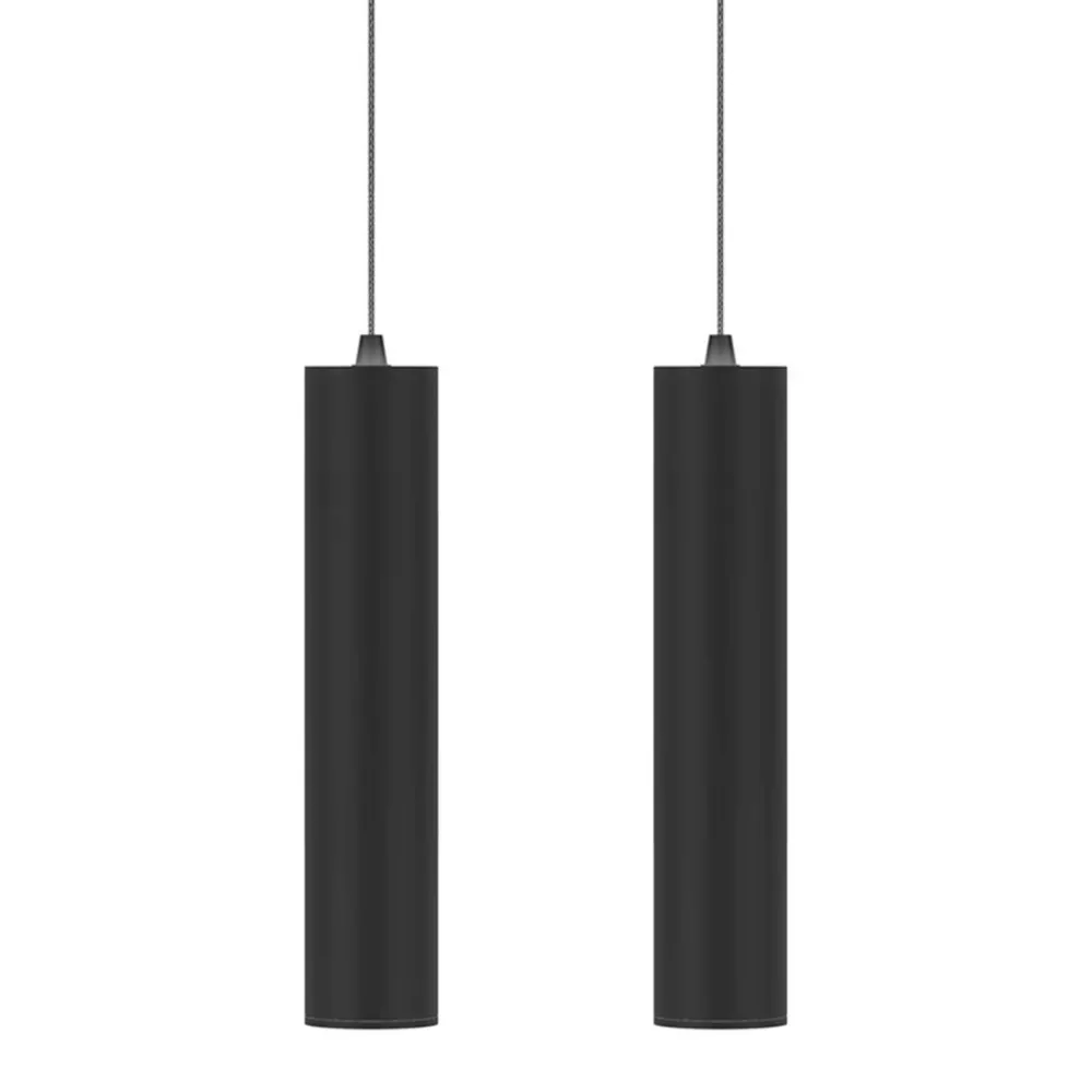 Viadurini Lighting Moderne Pendelleuchten-Dekorative Pendelleuchte aus weißem oder schwarzem Aluminium, 2 Stück - Rebolla