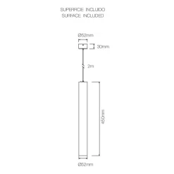 Viadurini Lighting Moderne Pendelleuchten-Dekorative Pendelleuchte aus weißem oder schwarzem Aluminium, 2 Stück - Rebolla