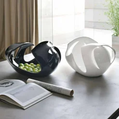 Viadurini Living Deko Vasen-Dekorative Vase aus matt oder glasierter Keramik Made in Italy - Waves