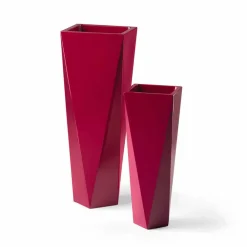 Viadurini Living Deko Vasen-Dekorative Vase aus Polyethylen im quadratischen Design Hergestellt in Italien - Bonina