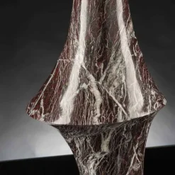 Viadurini Living Deko Vasen-Dekorative Vase aus rotem Marmor mit weißen Adern Made in Italy - Original