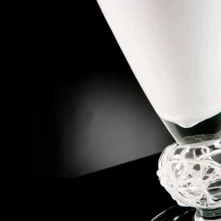 Viadurini Living Deko Vasen-Dekorative Vase aus weißem und transparentem Glas, handgefertigt in Italien - Crezia