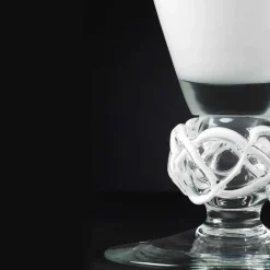 Viadurini Living Deko Vasen-Dekorative Vase aus weißem und transparentem Glas, handgefertigt in Italien - Crezia