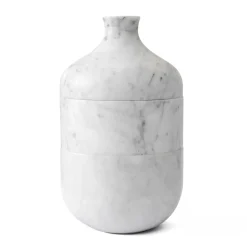 Viadurini Decor Deko Vasen-Dekorative Vase aus weißem Carrara Marmor Italienisches Luxusdesign - Calar