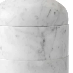 Viadurini Decor Deko Vasen-Dekorative Vase aus weißem Carrara Marmor Italienisches Luxusdesign - Calar